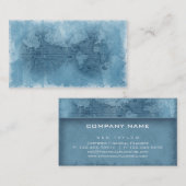 Bleu de globe de carte du monde d'antiquité de (Devant / Derrière)