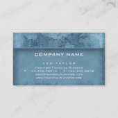 Bleu de globe de carte du monde d'antiquité de (Dos)