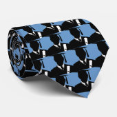 Bleu de la robe 2 de casquette de cravate (Roulé)