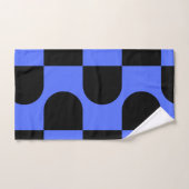 Bleu de la ville et blanc (Serviette à main)