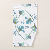 Bleu de l'aquarelle (Serviette à main)