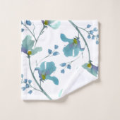 Bleu de l'aquarelle (Gant de toilette)