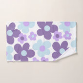 Bleu de lavande pourpre Daisis rétro Rêve #1 #rétr (Serviette à main)