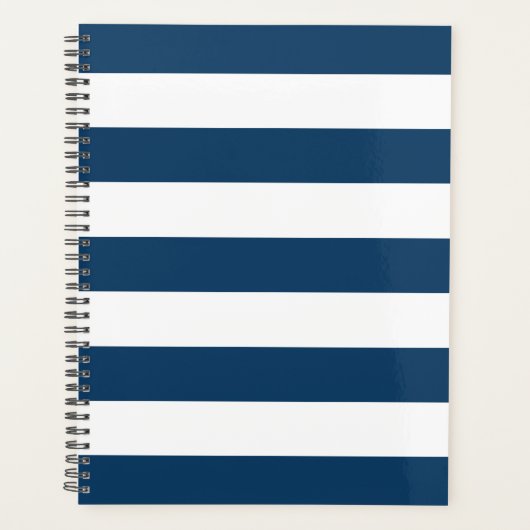 Bleu de marine, Blancs, Motif rayé (Devant)