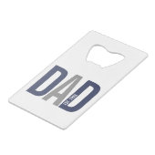 Bleu de marine moderne Papa personnalisé établi (Devant Angle)