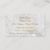 Bleu de marine professionnel avec Carte de visite  (Dos)