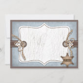 Bleu de Merci de cowboy de cheval de basculage (Dos)