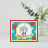 Bleu de Merci d'éléphant de cirque (Debout devant)