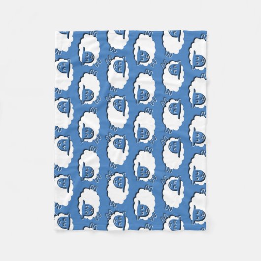 Bleu de mouton, couverture de toison (Devant)