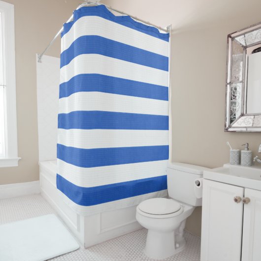 Bleu de Nice Douchegordijn (In situ)