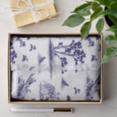 Bleu de papier de soie de soie de Bobwhite Toile (Cadeau)