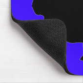 Bleu de tapis de souris de bouledogue (Coin)