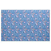 Bleu de tissu d'infirmière de NICU (Fat Quarter)