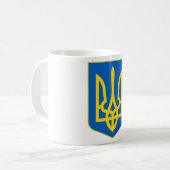 Bleu de Tryzub d'Ukrainien et tasse d'or (Devant gauche)