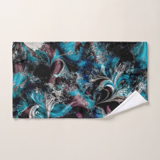 Bleu dégradé (Serviette à main)