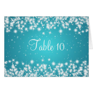 Bleu d'étincelle d'hiver de nombre de Tableau de