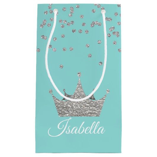 Bleu d'oeufs de merles avec le petit sac de cadeau (Devant)