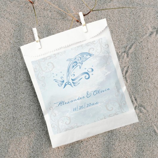 Bleu Dolphin mariage Favoriser les sacs