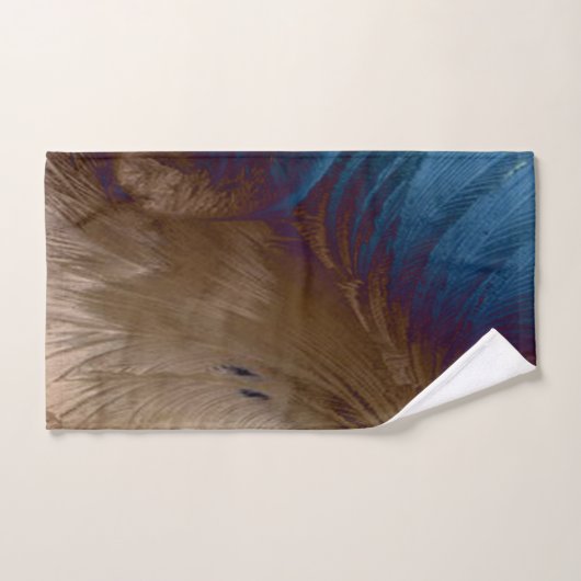 Bleu doré (Serviette à main)