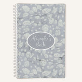 Bleu doux Floral Water's Bullet Journal (Recto)
