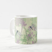 Bleu dragonflies Mug (Devant gauche)