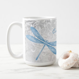 Bleu dragonfly Personnalisé café Mug