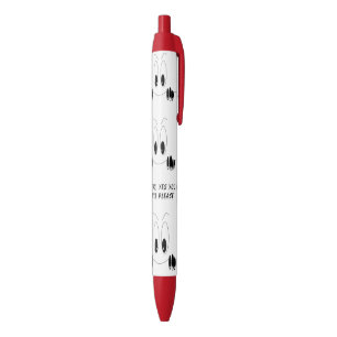 Bleu Drôle cadeau de stylo avec yeux de curiosité - Smi