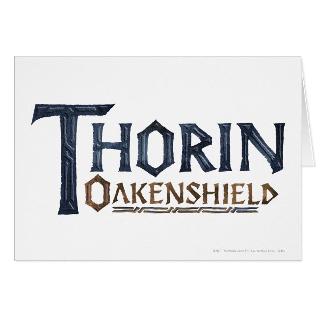Bleu du logo THORIN OAKENSHIELD™ (Devant horizontal)