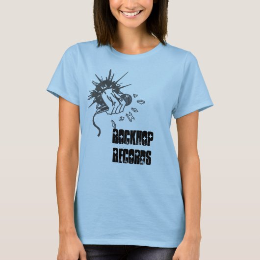 BLEU DU T-SHIRT DES FEMMES (Devant)