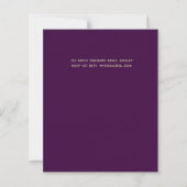 Bleu Dusty Vert Mariage Papeterie BUDGET (Dos)