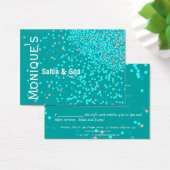 Bleu Eau Abstrait salon Spa certificat cadeau (Bureau)