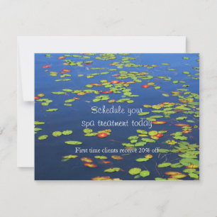 Bleu Eau et Lily Pads Invitations