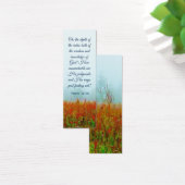 Bleu Élégant Paysage Bible Spirituelle Verse (Bureau)