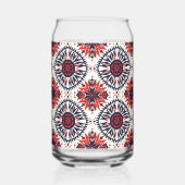 Bleu énigmatique "Cosmic Interlock" Verre imprimé  (Droite)