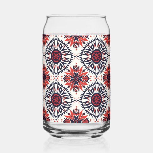 Bleu énigmatique "Cosmic Interlock" Verre imprimé  (Droite)