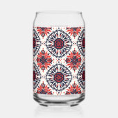 Bleu énigmatique "Cosmic Interlock" Verre imprimé  (Gauche)