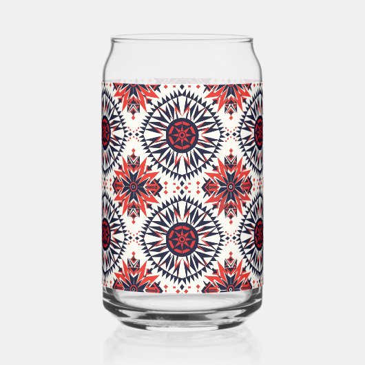 Bleu énigmatique "Cosmic Interlock" Verre imprimé  (Gauche)