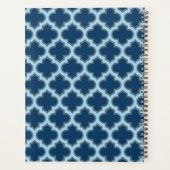 Bleu et Bébé Bleu Trellis, treillis, Quatrefoil (Dos)