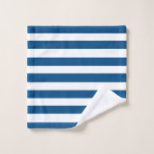 Bleu et blanc (Gant de toilette)