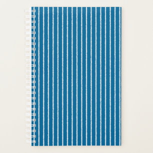 Bleu et blanc avec lignes inégales