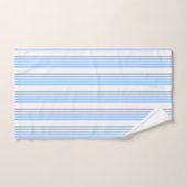 Bleu et blanc cinq bandes motif (Serviette à main)