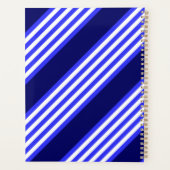 Bleu et blanc cinq bandes motif (Dos)