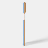 Bleu et blanc cinq bandes motif avec bronze (Côté droit)