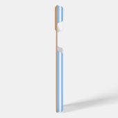 Bleu et blanc cinq bandes motif avec bronze (Côté gauche)