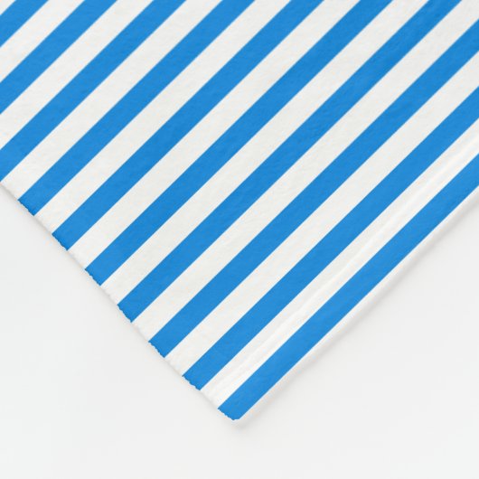 Bleu et blanc couverture rayée (Coin)