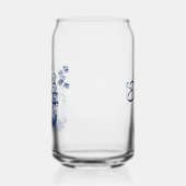 Bleu et blanc Delft voilier en mer (Gauche)