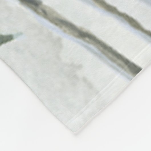 Bleu et blanc Église de Noël couverture de scène (Coin)