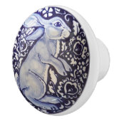 Bleu et blanc Lapin Lapin Tiroir Tirage Bouton Ded (Droite)