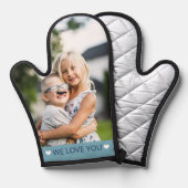 Bleu et blanc Nous vous aimons Photo (Recto/Verso)