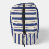 Bleu et blanc ondulé Imprimer Couper Sac à coudre (Droite)